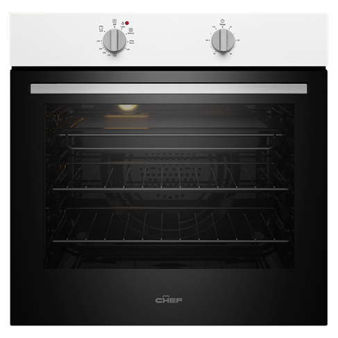 60cm multi function 3 oven white CVE612WB